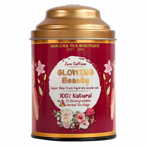 Glowing Beauty Caffeine Free Herbal Tea